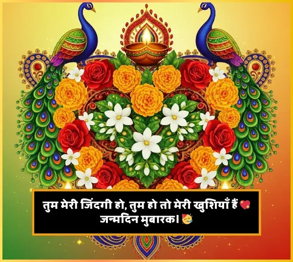 2 Line Birthday Shayari for Husband