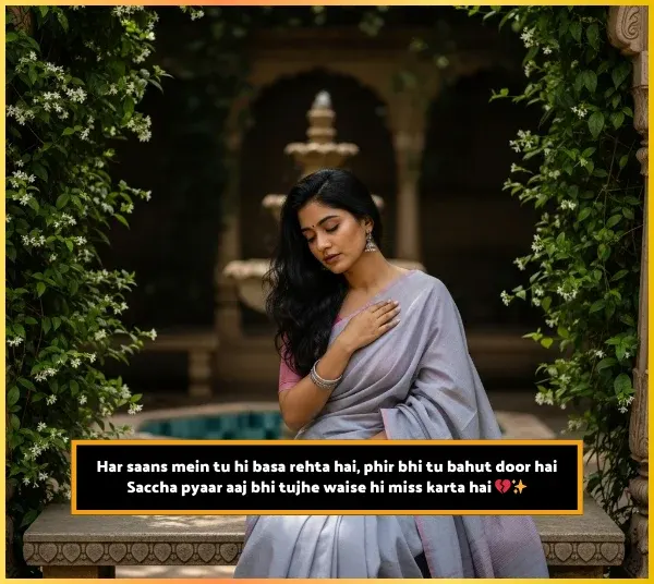 2 Line True Love Miss You Shayari in English