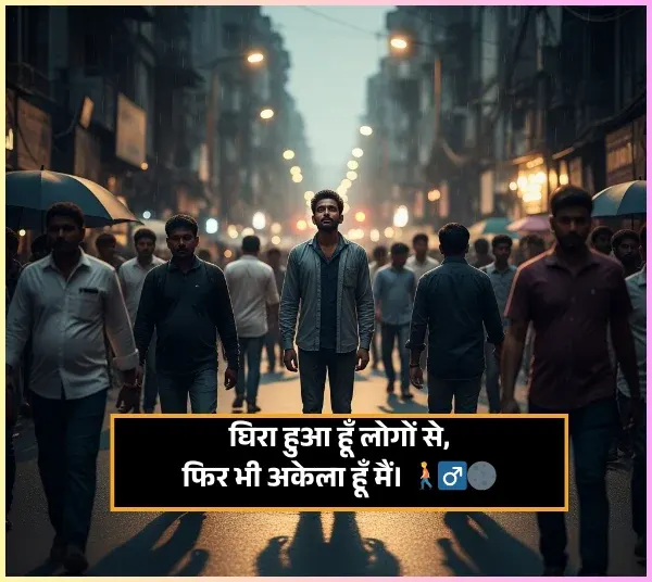 Akelapan Shayari 2 Line