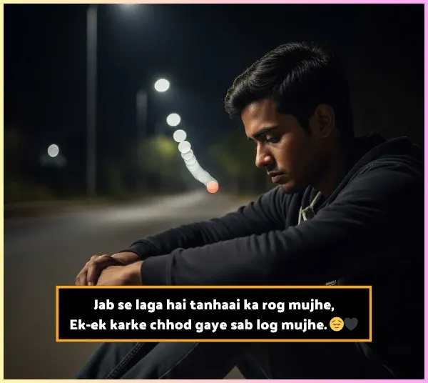 Alone Shayari 2 Lines in English