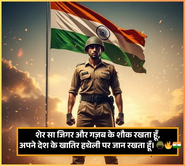 Army Desh Bhakti Shayari Army Desh Bhakti Shayari