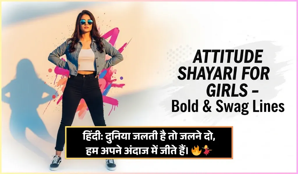 Attitude Shayari for Girls