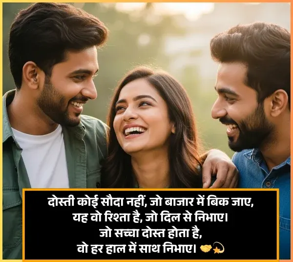 friendship shayari