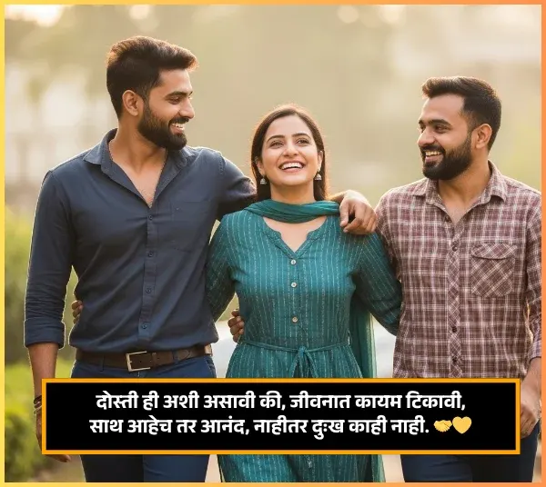 Friendship Shayari in Marathi