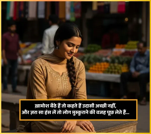 Khamoshi Shayari on Life