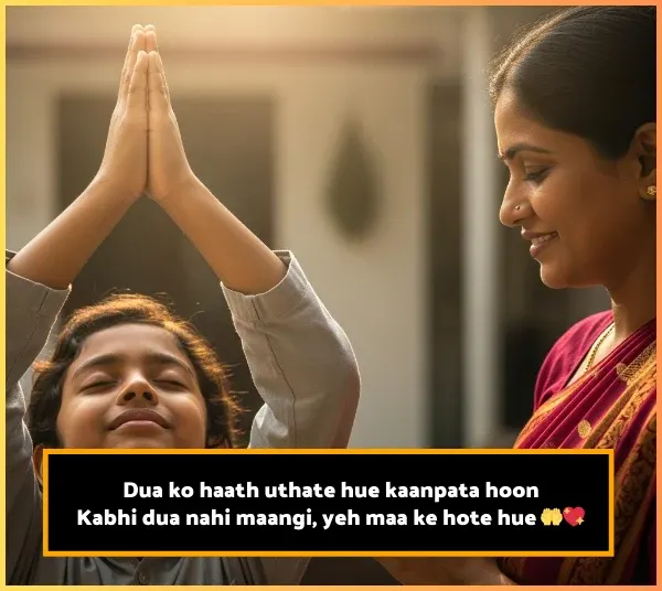 Maa Ke Liye Shayari English