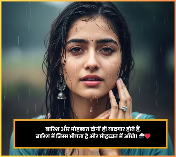Romantic Barish Shayari
